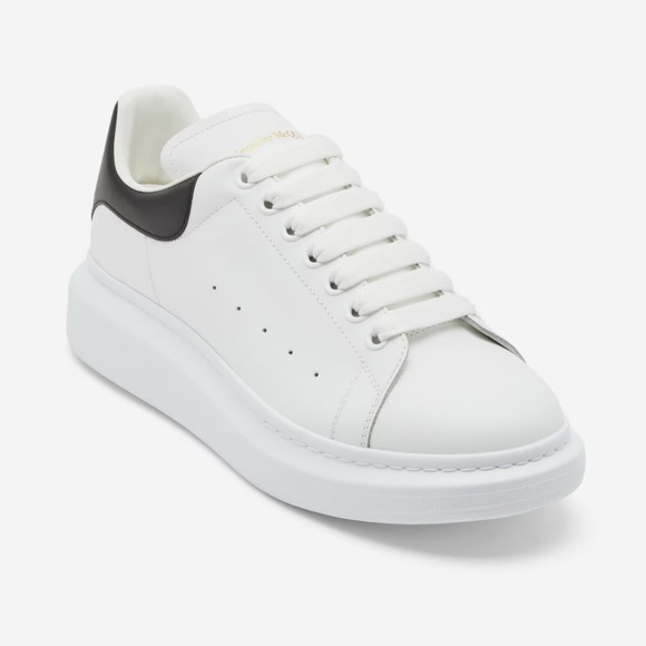 Alexander McQueen Other - Alexander McQueen White and Black Sneakers with Minimalist Design
